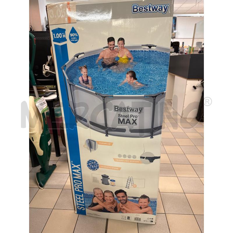 PISCINA GRANDE BESTWAY 3.5 METRI 1M ALTEZZA | Mercatino dell'Usato Colleferro 1