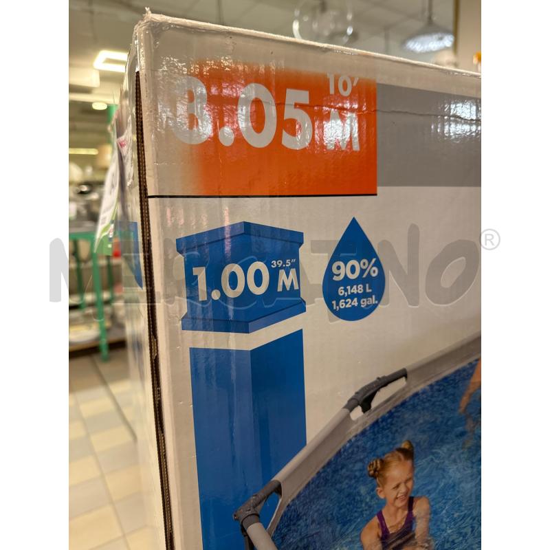 PISCINA GRANDE BESTWAY 3.5 METRI 1M ALTEZZA | Mercatino dell'Usato Colleferro 3