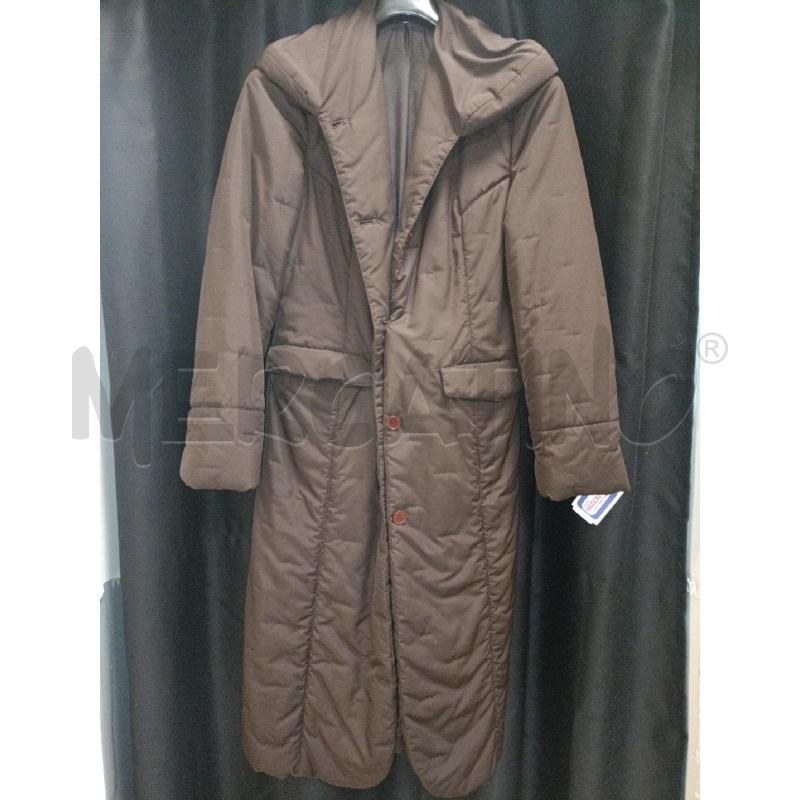 PIUMINO DONNA STEFANEL MARRONE LUNGO BOTTONI  | Mercatino dell'Usato Colleferro 1