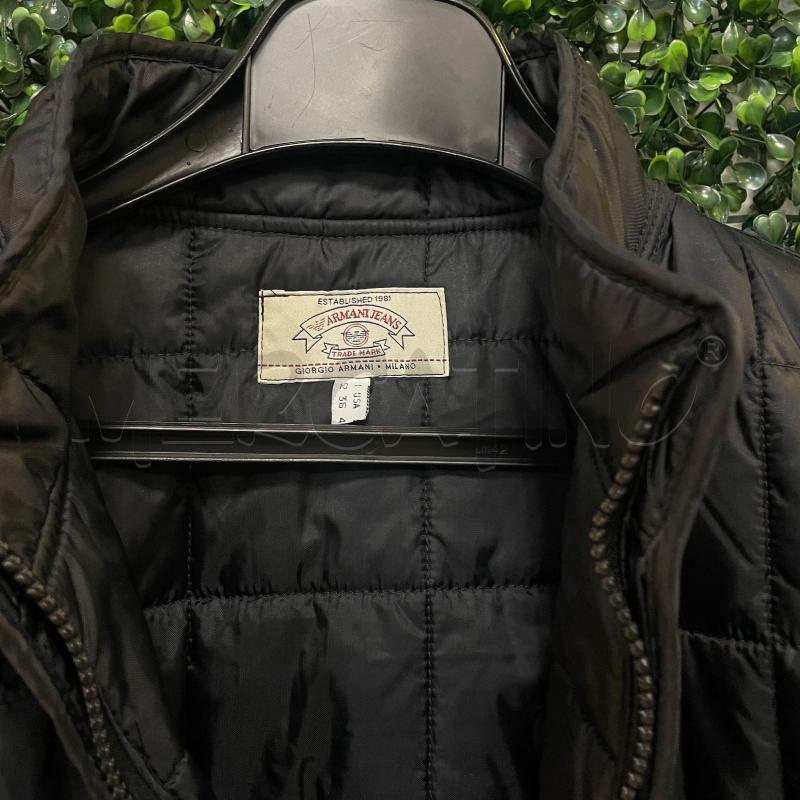 PIUMINO UOMO ARMANI JEANS NERO  | Mercatino dell'Usato Colleferro 3