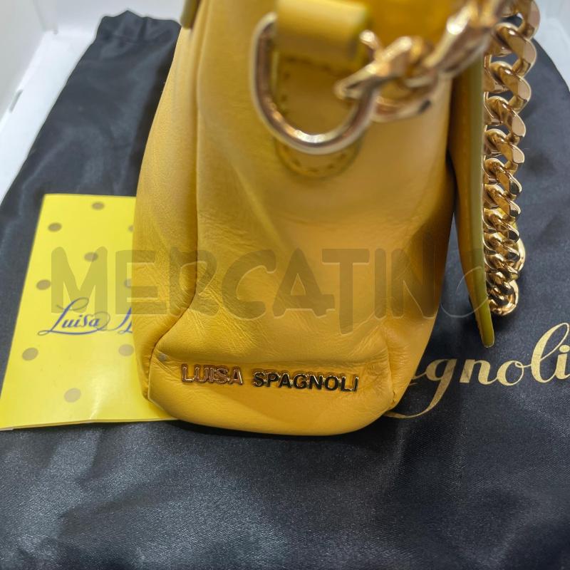 POCHETTE LUIA SPAGNOLI GIALLA PITONE VERA PELLE | Mercatino dell'Usato Colleferro 5