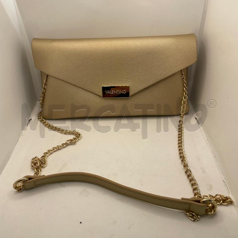 POCHETTE VALELNTINO ORO TRACOLLA DO | Mercatino dell'Usato Colleferro 1