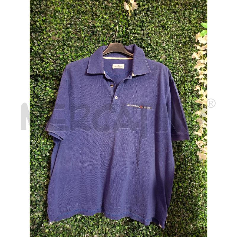 POLO UOMO VALENTINO BLU SPORT  | Mercatino dell'Usato Colleferro 1
