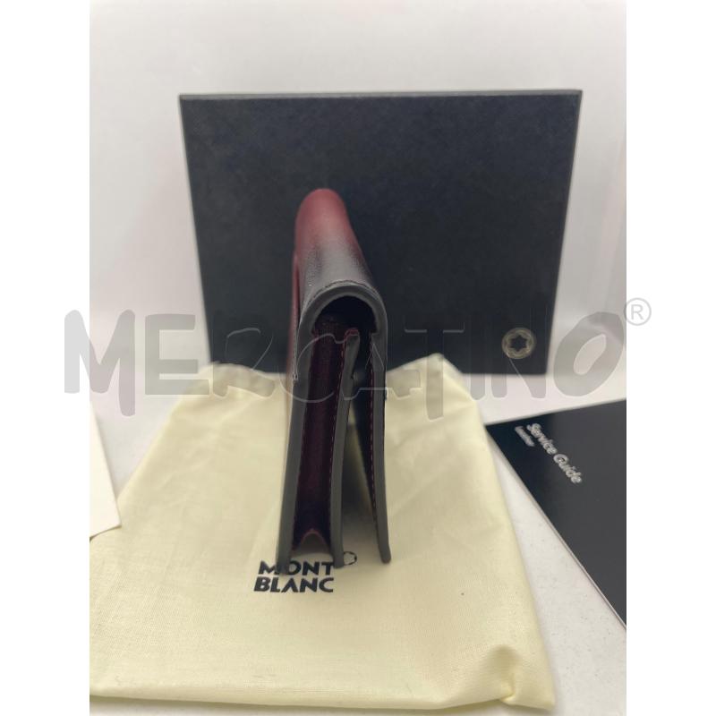 PORTA FOGLIO MONTBLANC BORGOGNA SFUMAT  | Mercatino dell'Usato Colleferro 3