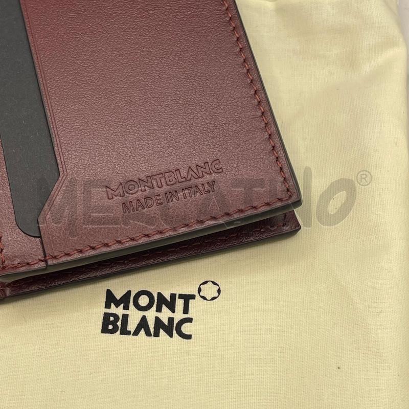 PORTA FOGLIO MONTBLANC BORGOGNA SFUMAT  | Mercatino dell'Usato Colleferro 5