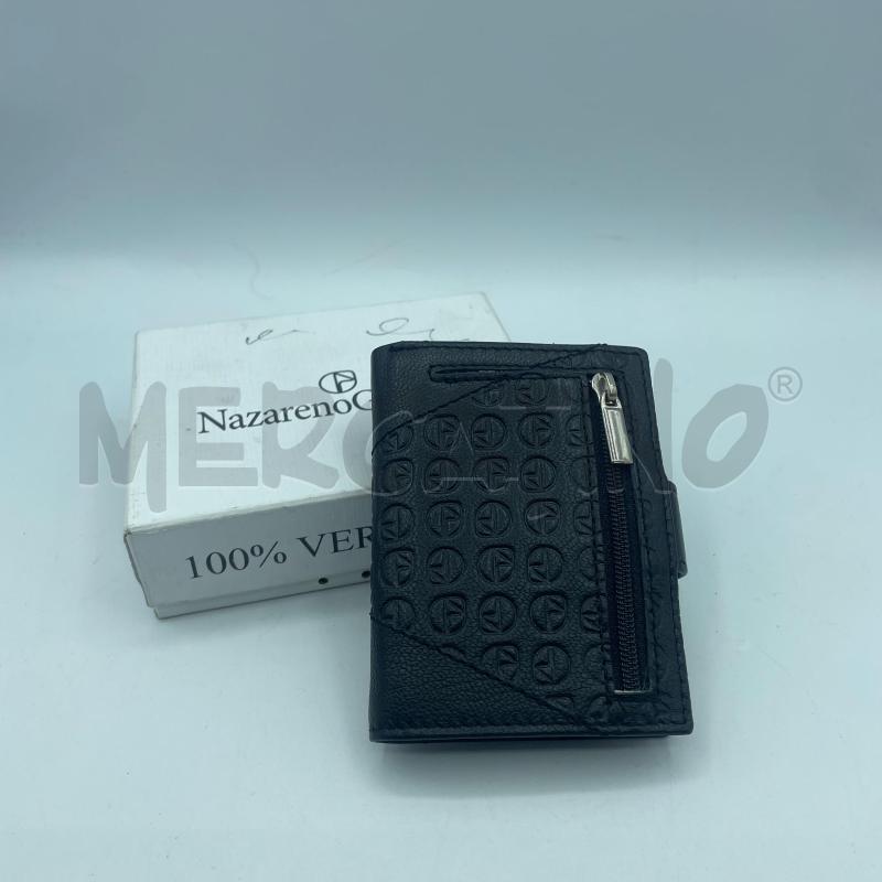 PORTA FOGLIO NAZARENO GABRIELLI VERA PELLE+CARTE NE  | Mercatino dell'Usato Colleferro 3