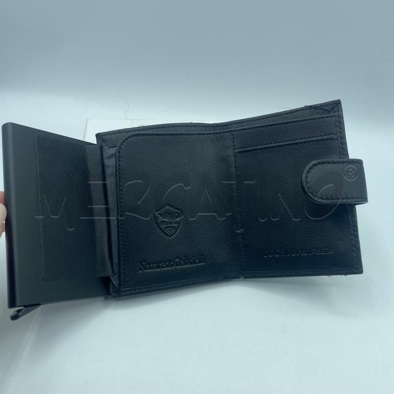 PORTA FOGLIO NAZARENO GABRIELLI VERA PELLE+CARTE NE  | Mercatino dell'Usato Colleferro 5