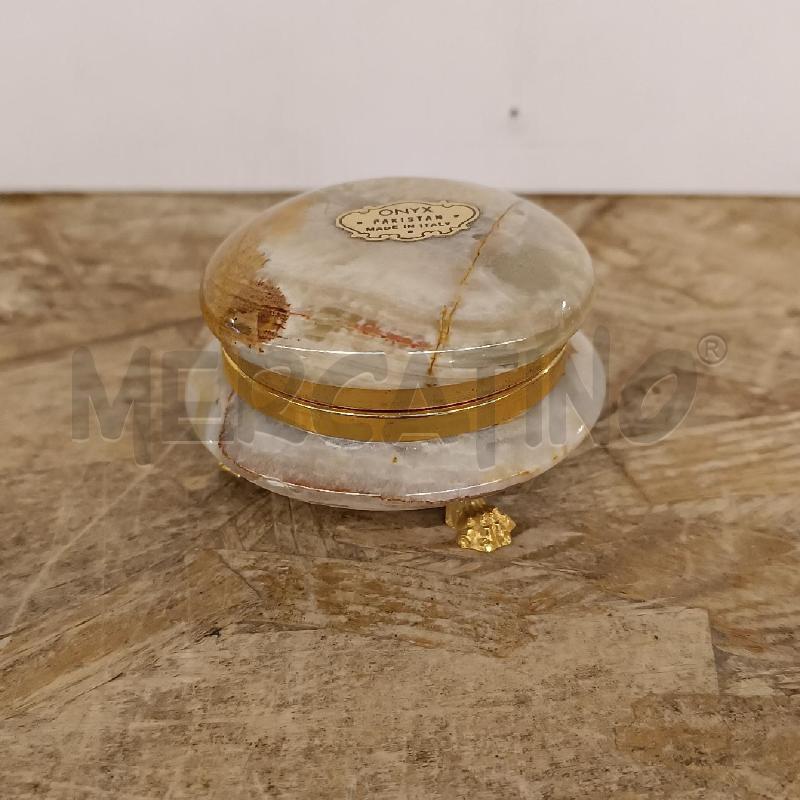 PORTA OGGETTI IN ONICE PIEDINI IN OTTONE | Mercatino dell'Usato Colleferro 1