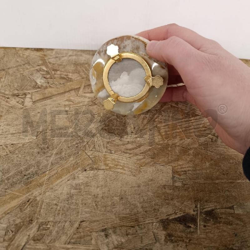 PORTA OGGETTI IN ONICE PIEDINI IN OTTONE | Mercatino dell'Usato Colleferro 4