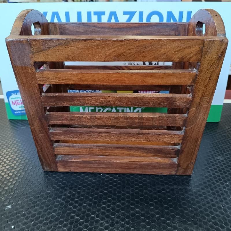 PORTA RIVISTE IN LEGNO  | Mercatino dell'Usato Colleferro 3