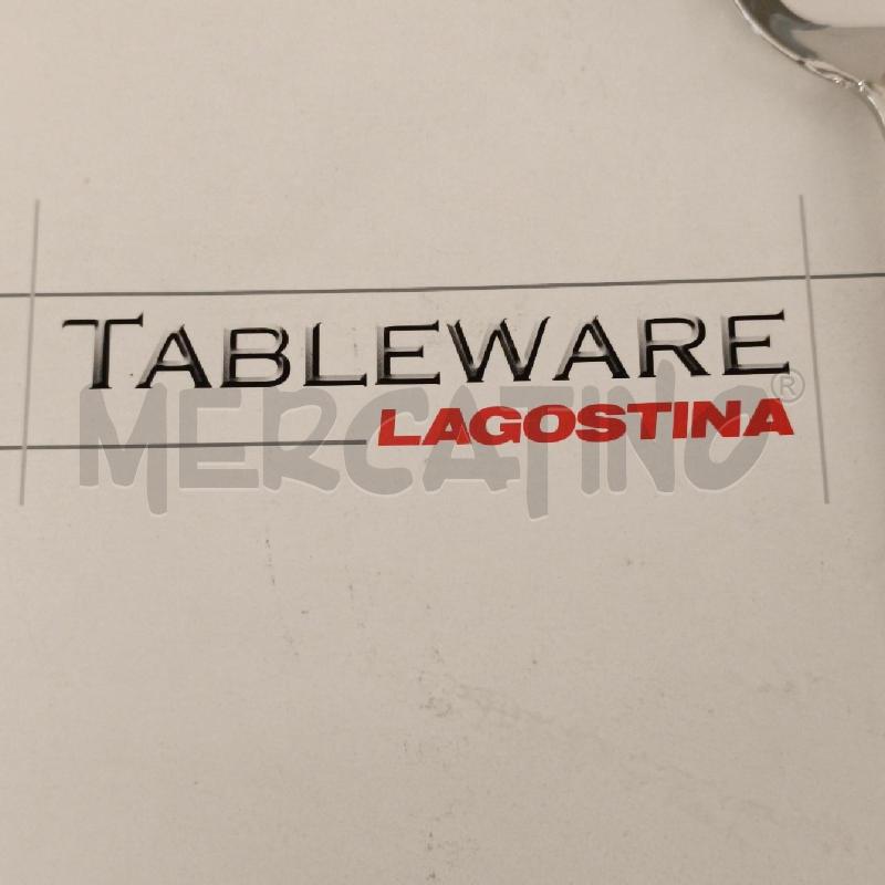 POSATE PZ. 75 LAGOSTINA TABLEWARE NUOVE MANICO SATINATO | Mercatino dell'Usato Colleferro 3