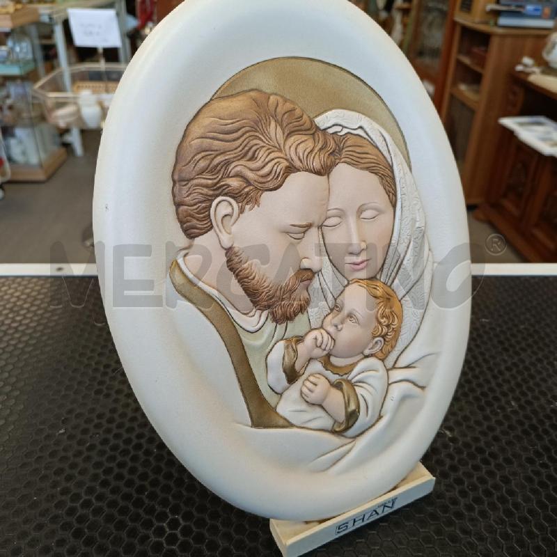 QUADRO BASSORILIEVOFIRMATO SHAN IN CERAMICA SACRA FAMIGLIA | Mercatino dell'Usato Colleferro 3