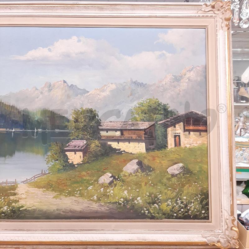 QUADRO DIPINTO PAESAGGIO MONTANBO  | Mercatino dell'Usato Colleferro 2