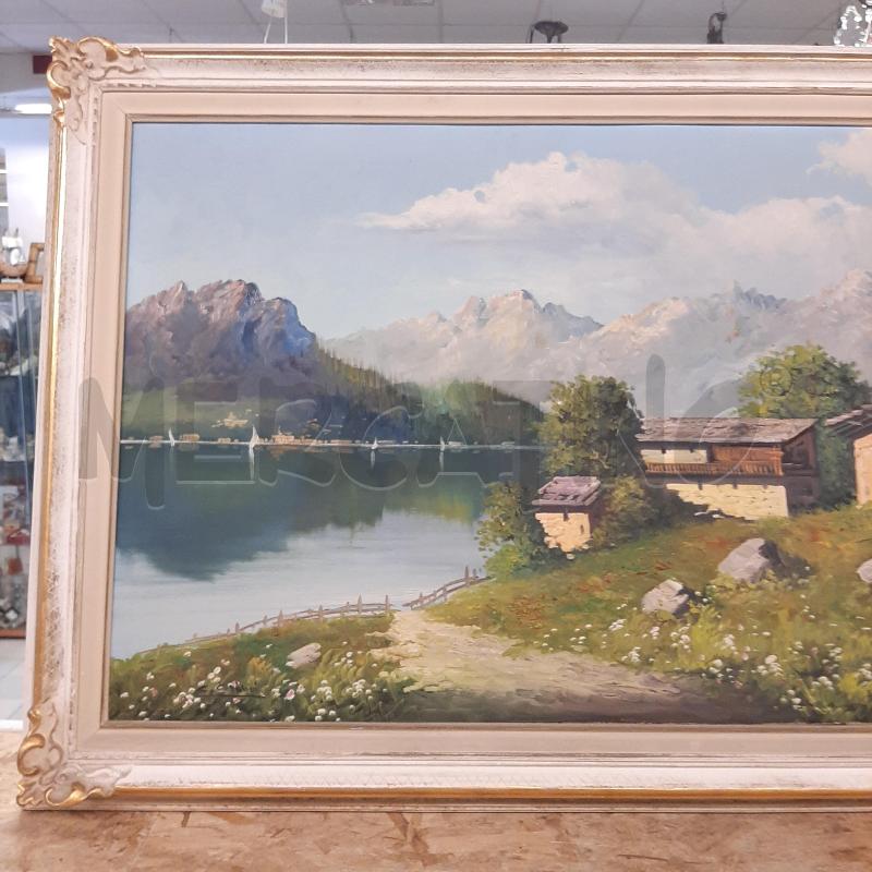 QUADRO DIPINTO PAESAGGIO MONTANBO  | Mercatino dell'Usato Colleferro 3