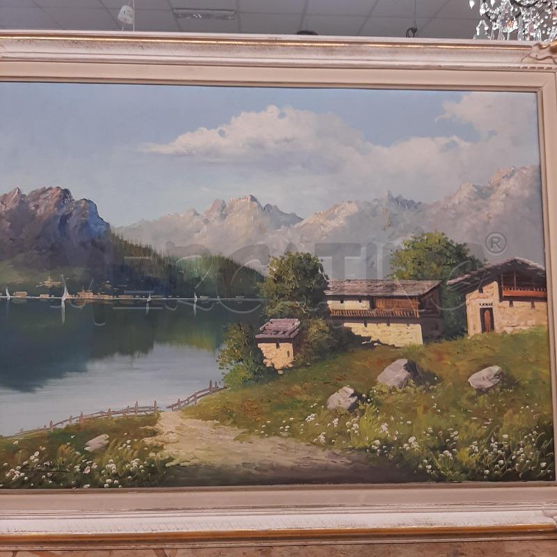 QUADRO DIPINTO PAESAGGIO MONTANBO  | Mercatino dell'Usato Colleferro 4
