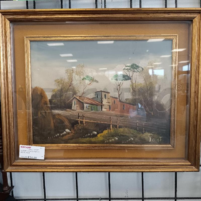 QUADRO DIPINTO PAESAGGIO RURALE | Mercatino dell'Usato Colleferro 1