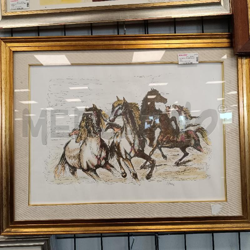 QUADRO LITOGRAFIA CAVALLI | Mercatino dell'Usato Colleferro 1