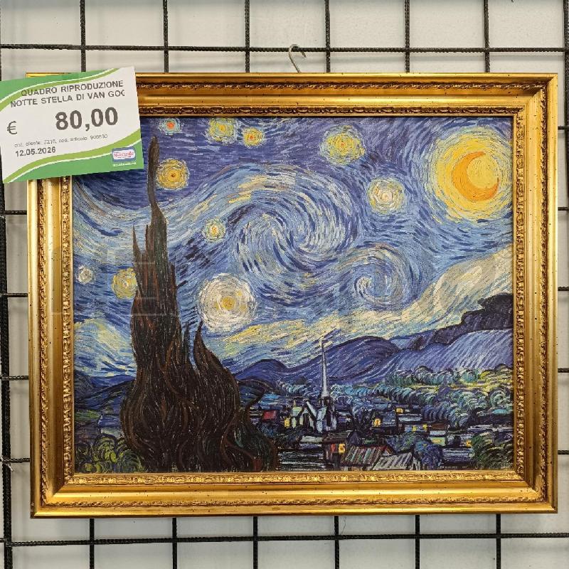 QUADRO RIPRODUZIONE NOTTE STELLA DI VAN GOGH | Mercatino dell'Usato Colleferro 1