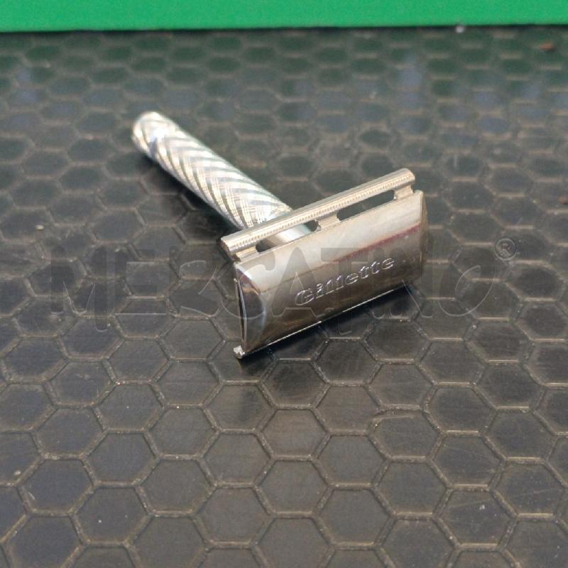 RASOIO VINTAGE DI SICUREZZA GILLETTE IN ACCIAIO CROMATO | Mercatino dell'Usato Colleferro 1