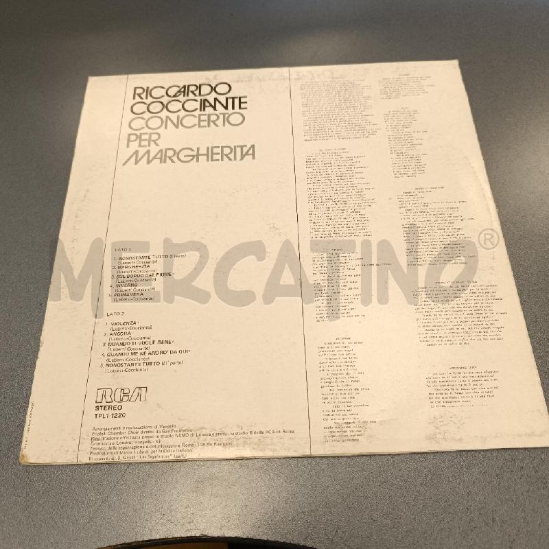 RICCARDO COCCIANTE – CONCERTO PER MARGHERITA | Mercatino dell'Usato Colleferro 2