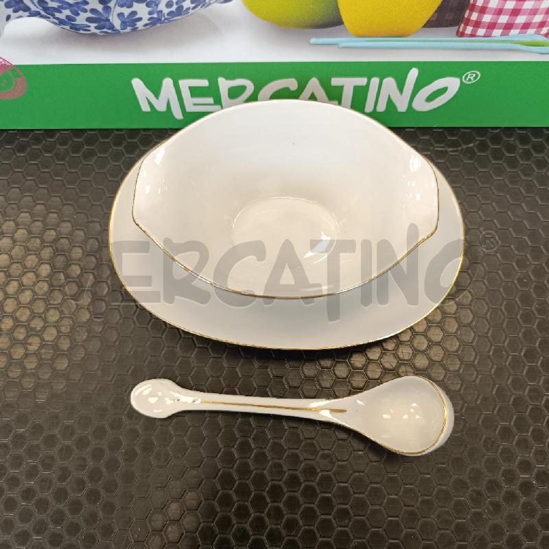 SALSIERA RICHARD GINORI BORDINO DORATO FIORELLINI AZZURRI | Mercatino dell'Usato Colleferro 4