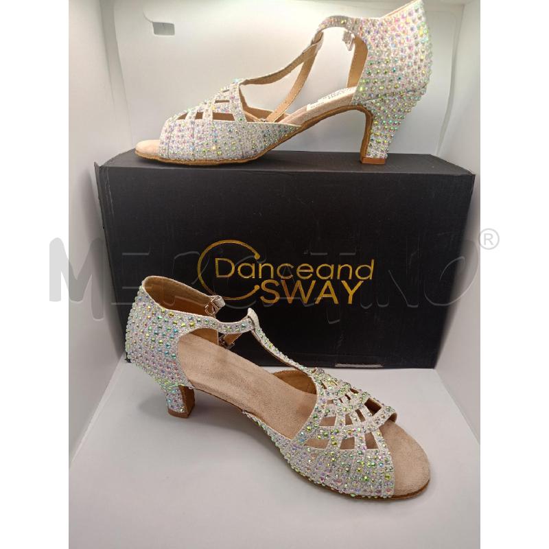 SCARPE DONNA DA BALLODANCE AND SWAY ARGENTATE STRASS | Mercatino dell'Usato Colleferro 2