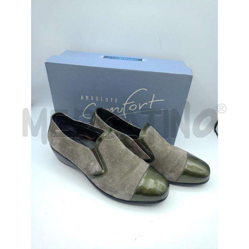 SCARPE DONNA STONEFLY SCAM GRI PUNTA FANGO LUCIDA | Mercatino dell'Usato Colleferro 1