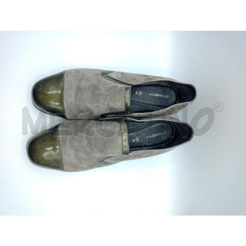 SCARPE DONNA STONEFLY SCAM GRI PUNTA FANGO LUCIDA | Mercatino dell'Usato Colleferro 2
