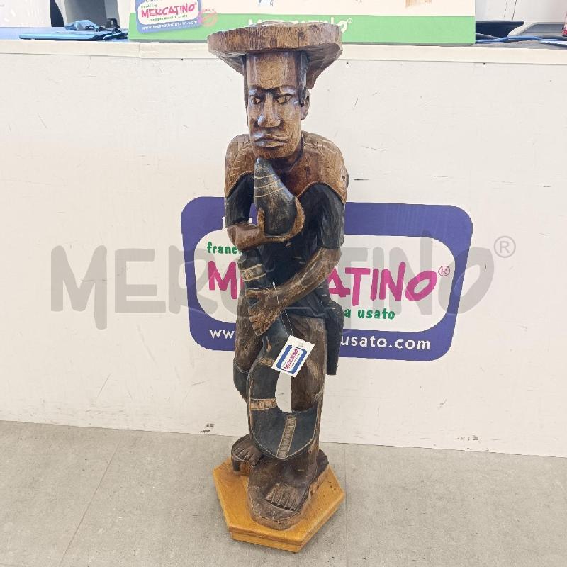 SCULTURA IN LEGNO ARTIGIANALE ETNICO CONTADINO | Mercatino dell'Usato Colleferro 1