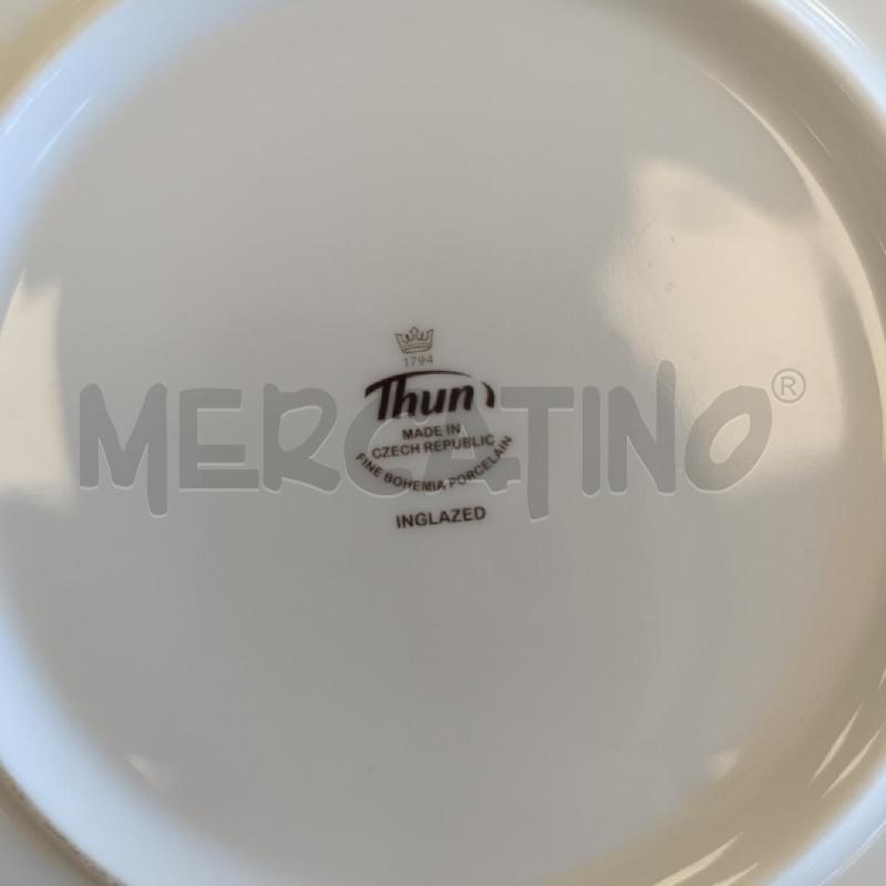 SERVIZIO PIATTI PZ.16 THUN SQUADRATI DECORO FIORI  | Mercatino dell'Usato Colleferro 3