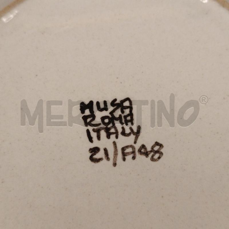 SERVIZIO PIATTI PZ.47 MUSA ROMA AZZURRI BORDO BIANCO MARR | Mercatino dell'Usato Colleferro 4