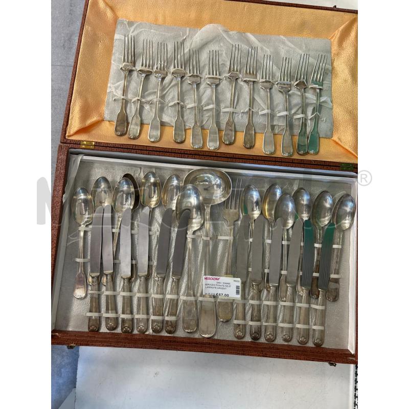 SERVIZIO POSATE PZ.87 LAMINATE ARGENTO  | Mercatino dell'Usato Colleferro 1