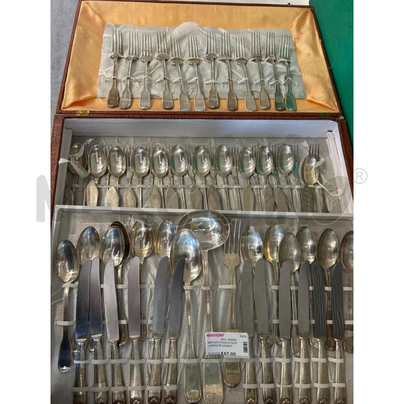 SERVIZIO POSATE PZ.87 LAMINATE ARGENTO  | Mercatino dell'Usato Colleferro 2