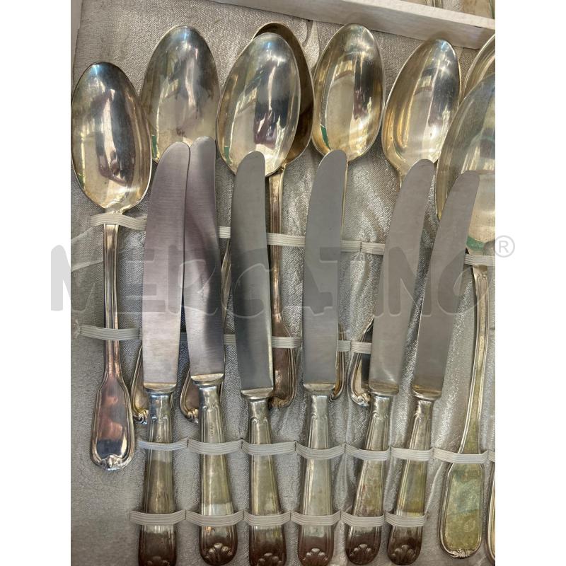 SERVIZIO POSATE PZ.87 LAMINATE ARGENTO  | Mercatino dell'Usato Colleferro 3