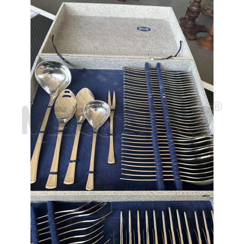 SERVIZIO POSATE PZ.89 ACCIAIO INOX 18/140 AMC | Mercatino dell'Usato Colleferro 2