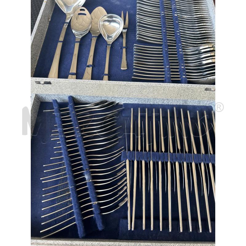 SERVIZIO POSATE PZ.89 ACCIAIO INOX 18/140 AMC | Mercatino dell'Usato Colleferro 3