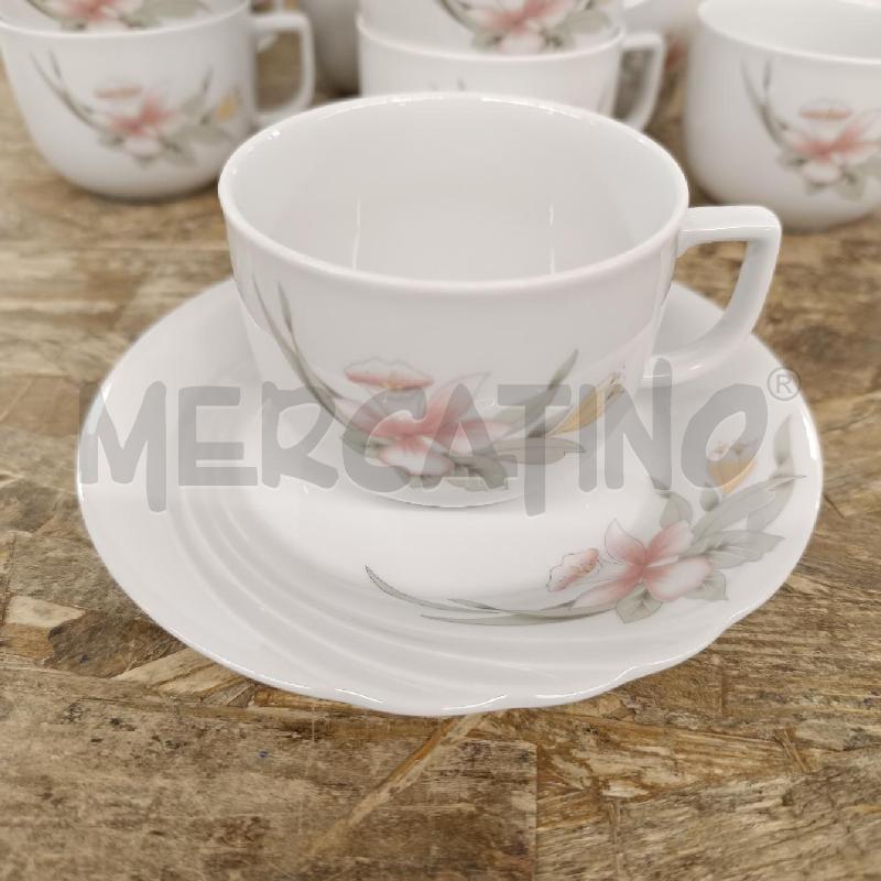 SERVIZIO TÈ DA 12 WINTERLING BAVARIA DIS FIORI ROSA | Mercatino dell'Usato Colleferro 3