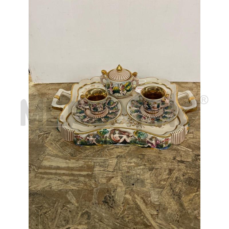 SET DA CAFFE' TETE-A-TETE   CAPODIMONTE 745 | Mercatino dell'Usato Colleferro 1
