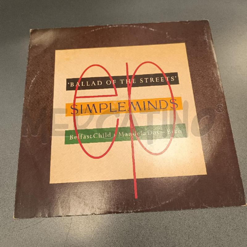 SIMPLE MINDS – BALLAD OF THE STREETS | Mercatino dell'Usato Colleferro 1