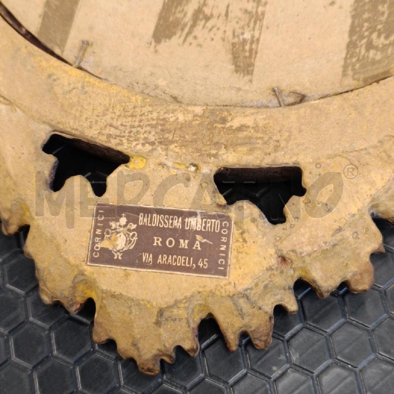 SPECCHIO CON CORNICE ANTICA FIRMATO BALDISSERA ALBERTO | Mercatino dell'Usato Colleferro 3