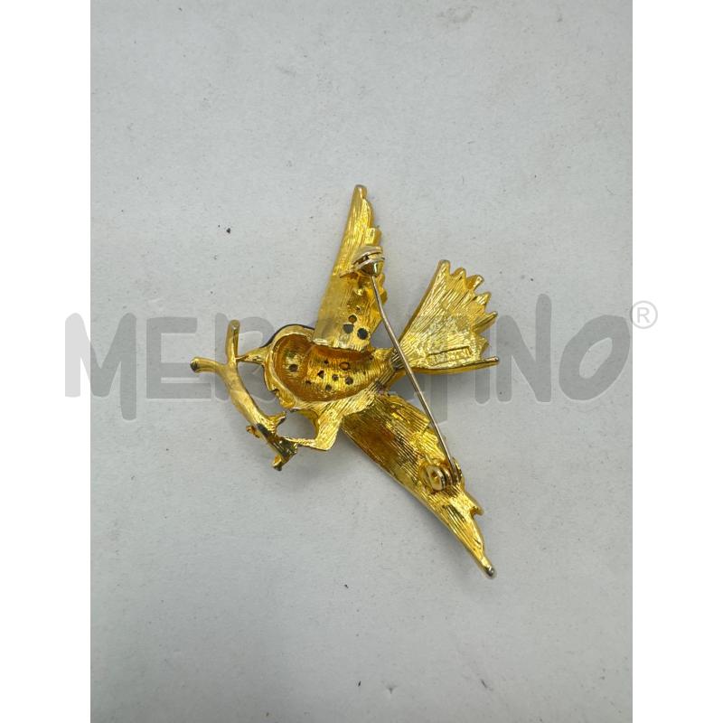 SPILLA UCCELLINO MARCA SPHINX NERO DO STRASS | Mercatino dell'Usato Colleferro 2