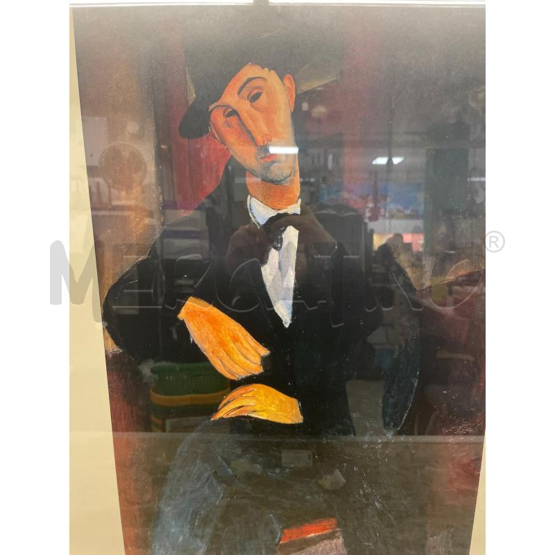 STAMPA RIPRODUZIONE SOGGETTO UOMO MODIGLIANI | Mercatino dell'Usato Colleferro 2