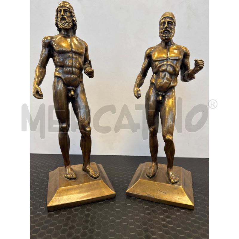 STATUINA IN  LEGA DI METALLO E BRONZO (BRONZI DI RIACE)  | Mercatino dell'Usato Colleferro 1