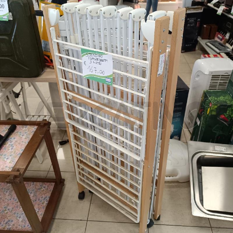 STENDINO FOPPAPEDRETTI NOCE ESTENSIBILE  | Mercatino dell'Usato Colleferro 1