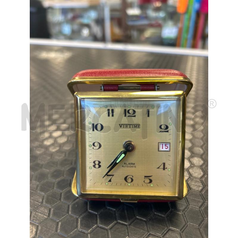 SVEGLIA DA VIAGGIO VINTAGE VIRTIME | Mercatino dell'Usato Colleferro 1