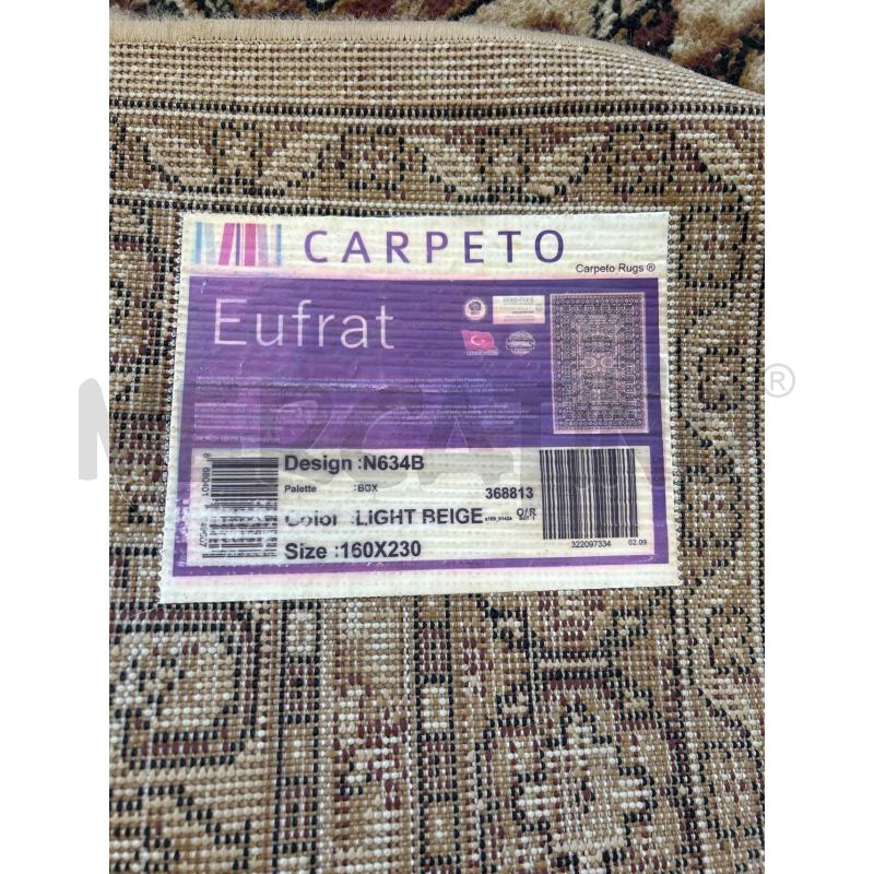 TAPPETO MODERNO STILE ORIENTALE 160X230 MARRONE DISEGNI | Mercatino dell'Usato Colleferro 3