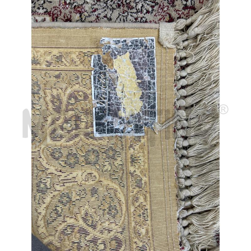 TAPPETO STILE PERSIANO CHIARO DISEGNI ROSSI BORDEAUX 210X135 | Mercatino dell'Usato Colleferro 3
