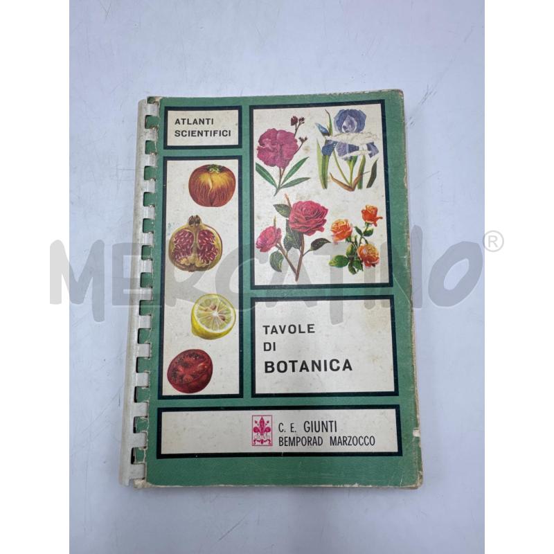 TAVOLE DI BOTANICA | Mercatino dell'Usato Colleferro 1