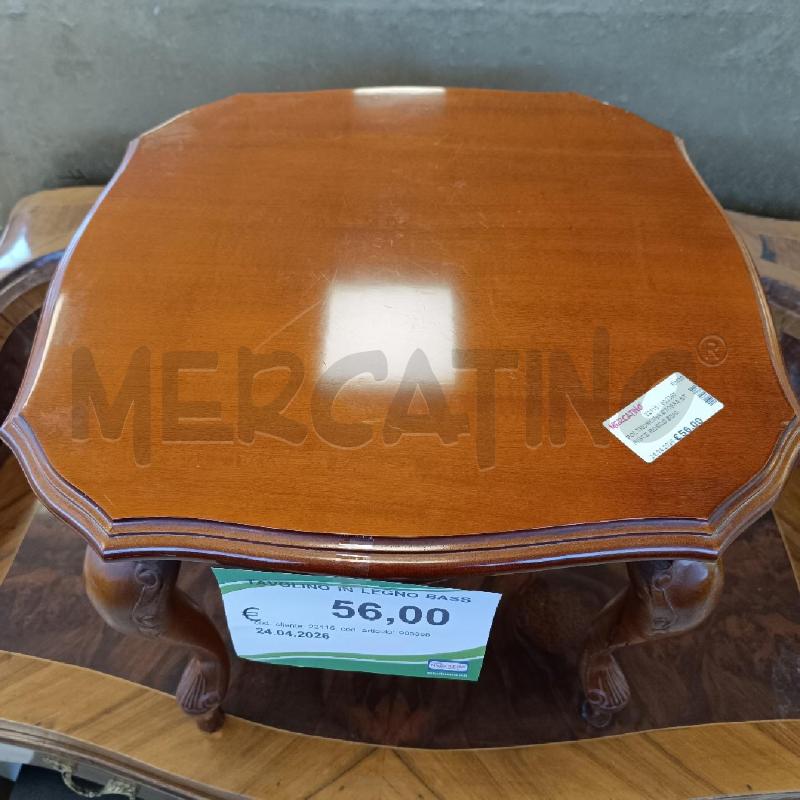 TAVOLINO IN LEGNO BASSO | Mercatino dell'Usato Colleferro 2