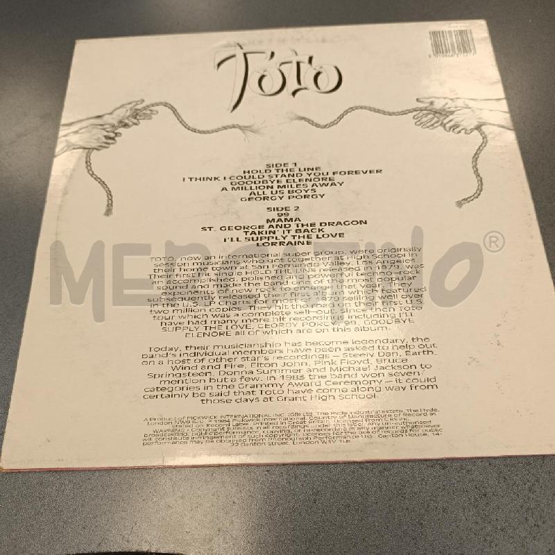 TOTO – HOLD THE LINE | Mercatino dell'Usato Colleferro 2